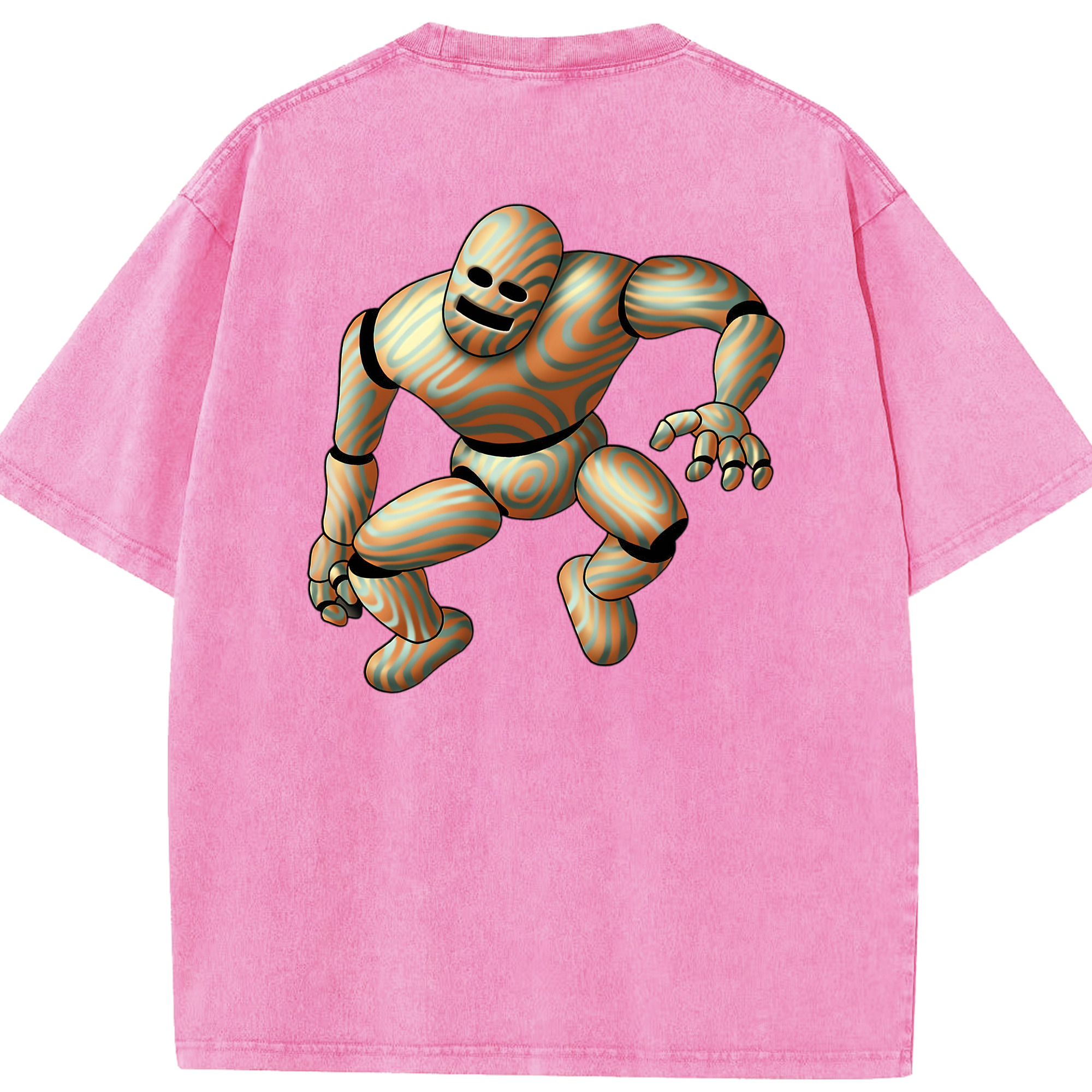 （画像用） ドラゴンクエスト Doragon Kuesuto Dragon Quest 綿100% ヴィンテージ風 半袖Tシャツ（背面プリント）